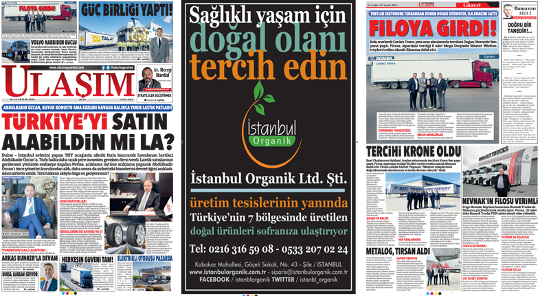 294'üncü Sayı ULAŞIM GAZETESİ