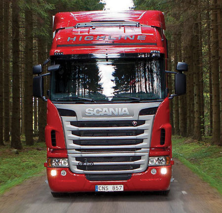 Scania Euro 5 Motorlu araçlar yollara çıktı