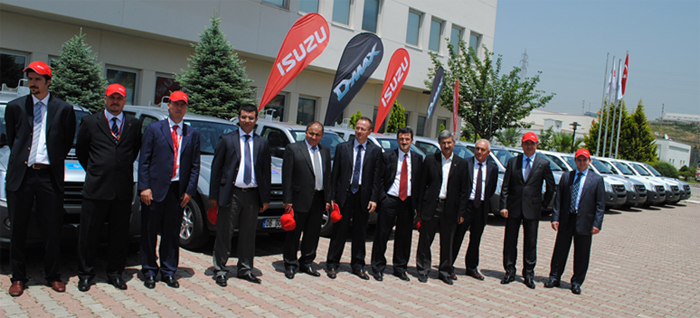 Isuzu, tek seferde 193 araç teslim etti