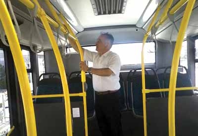 Halk otobüslerinde klima denetimi
